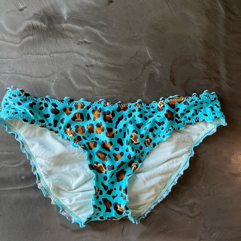 Luli fama leopard bikini bottoms